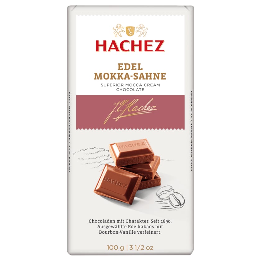 Hachez Schokolade Edel-Mokka-Sahne 100g